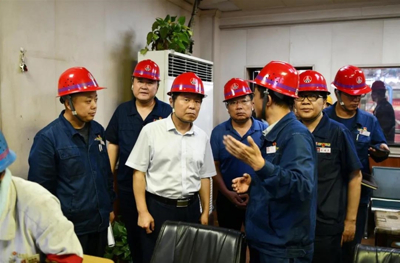 郗九生到公司開展安全履職和環(huán)保項目調(diào)研